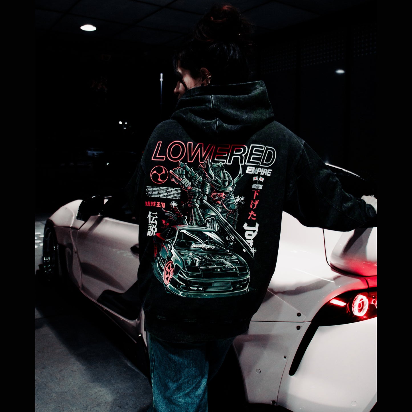 Samurai 240SX Acid Wash Premium Hoodie - Hoodie