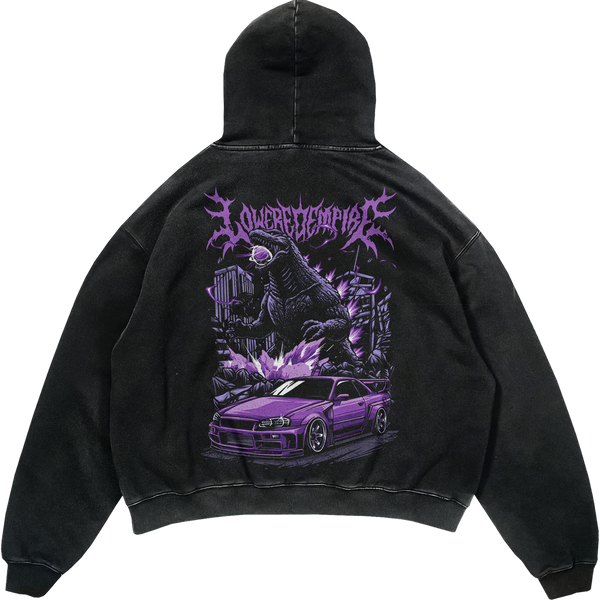 Skyline Acid Wash Premium Hoodie - Hoodie