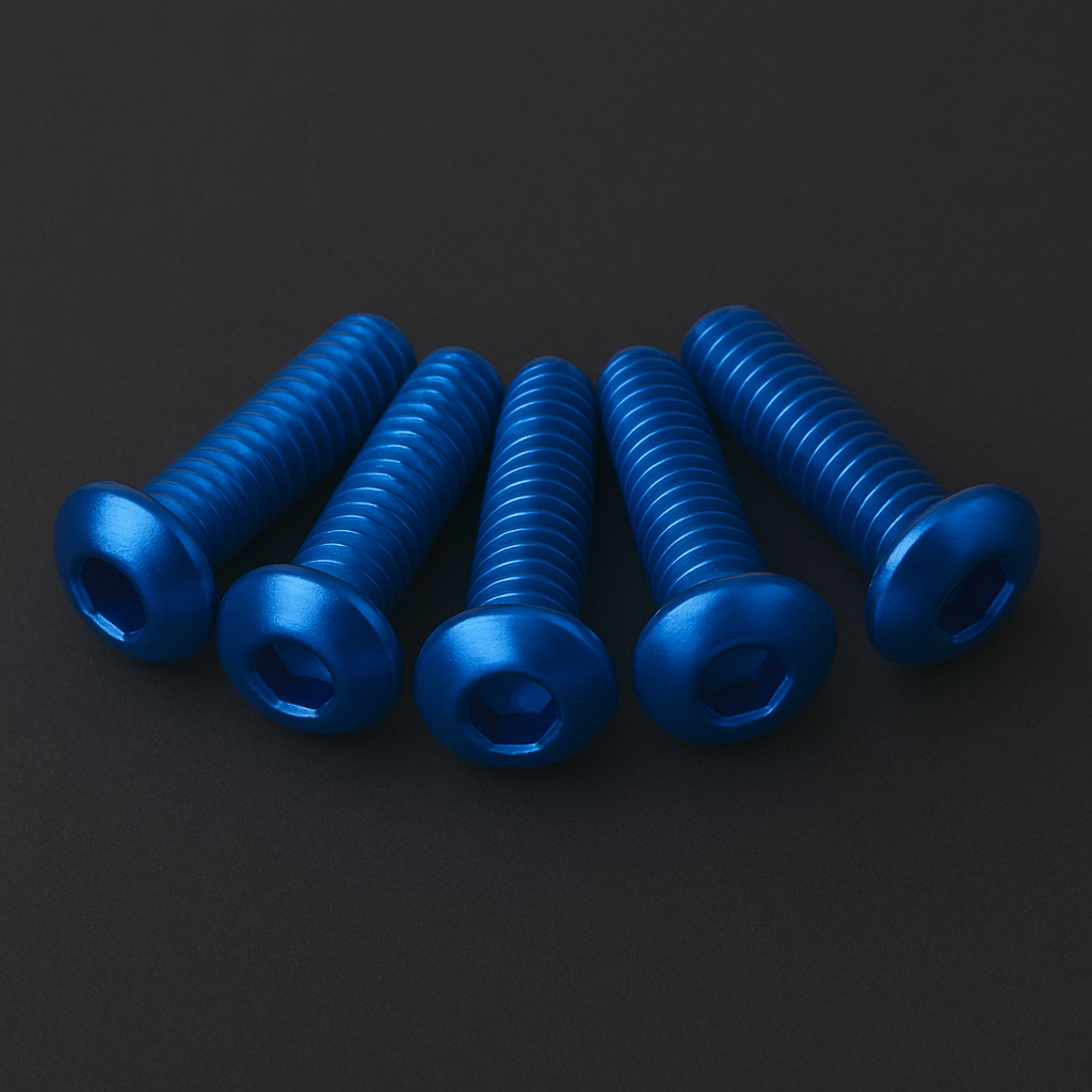 Steering Wheel Bolts - Blue