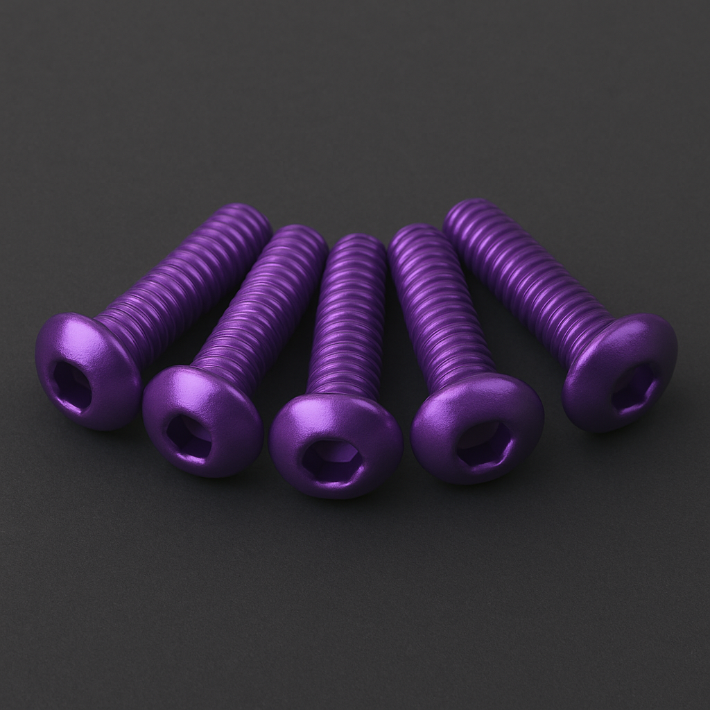 Steering Wheel Bolts - Purple