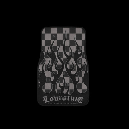 Style Over Everything Pair Premium Car Carpet Floor Mats - Gray