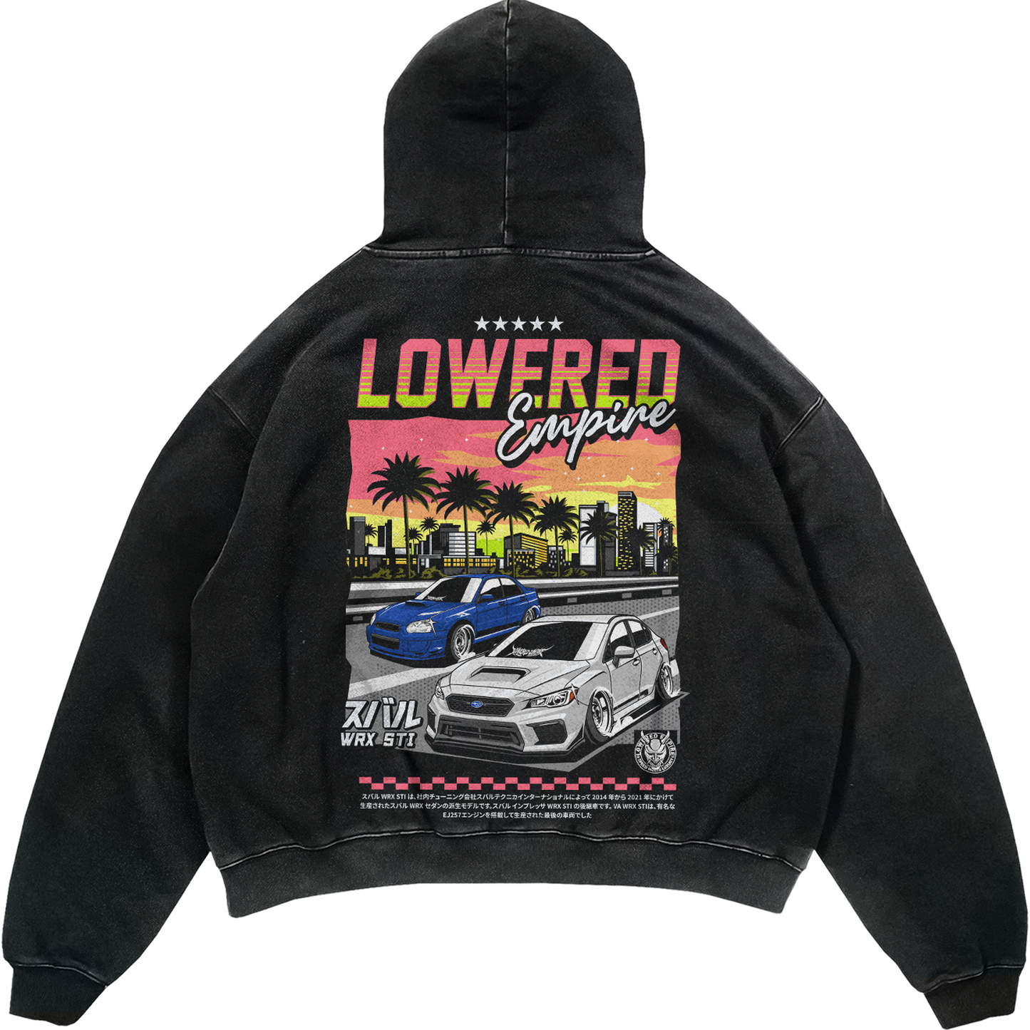 Sunset Drives Premium Heavyweight Hoodie - Hoodie