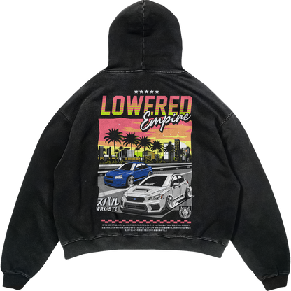 Sunset Drives Premium Heavyweight Hoodie - Hoodie