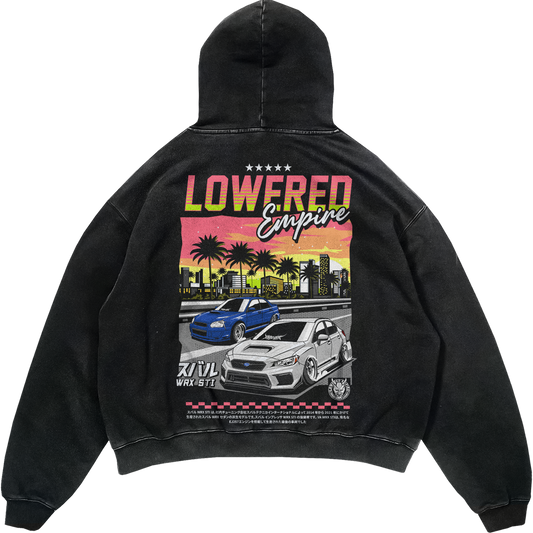 Sunset Drives Premium Heavyweight Hoodie - Hoodie