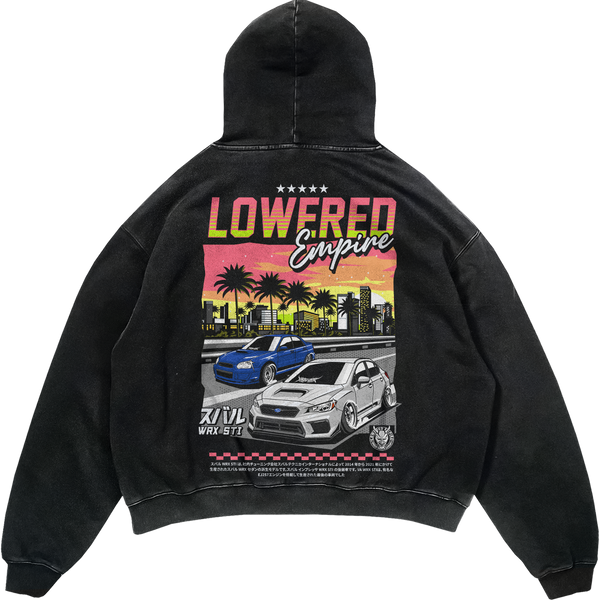 Sunset Drives Premium Heavyweight Hoodie - Hoodie
