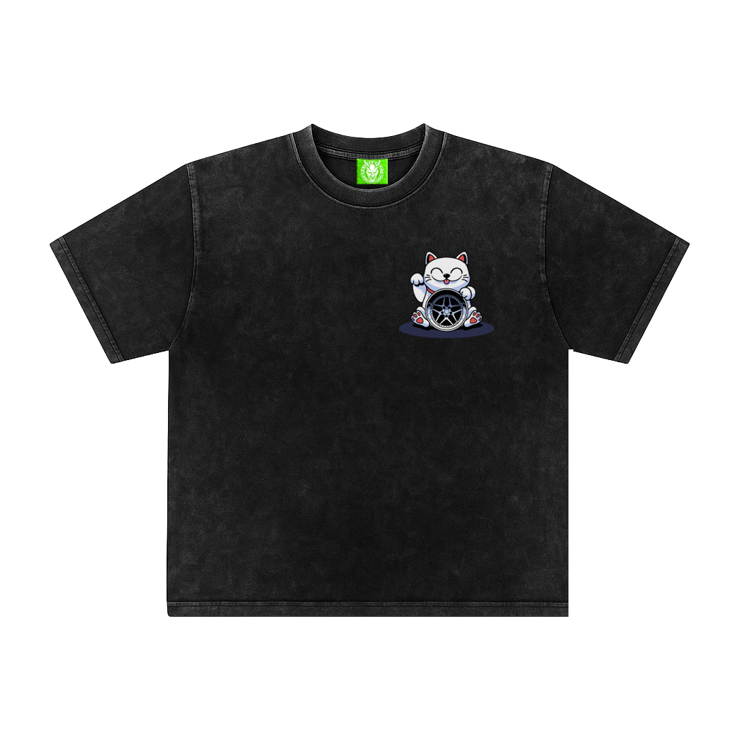 The Lucky Cat R34 Vintage Wash Midweight Tee