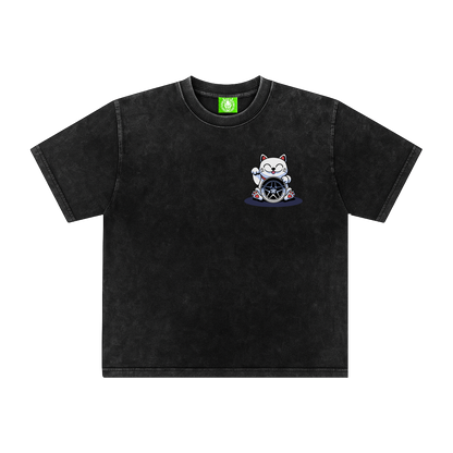 The Lucky Cat R34 Vintage Wash Midweight Tee