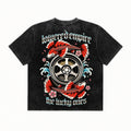 The Lucky Ones: Koi Fish Vintage Wash Midweight Tee - Shirts & Tops