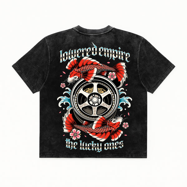 The Lucky Ones: Koi Fish Vintage Wash Midweight Tee