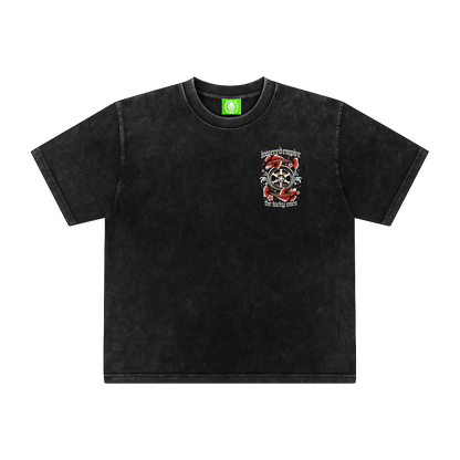 The Lucky Ones: Koi Fish Vintage Wash Midweight Tee - Shirts & Tops