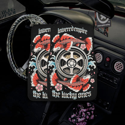 The Lucky Ones Pair Premium Car Carpet Floor Mats