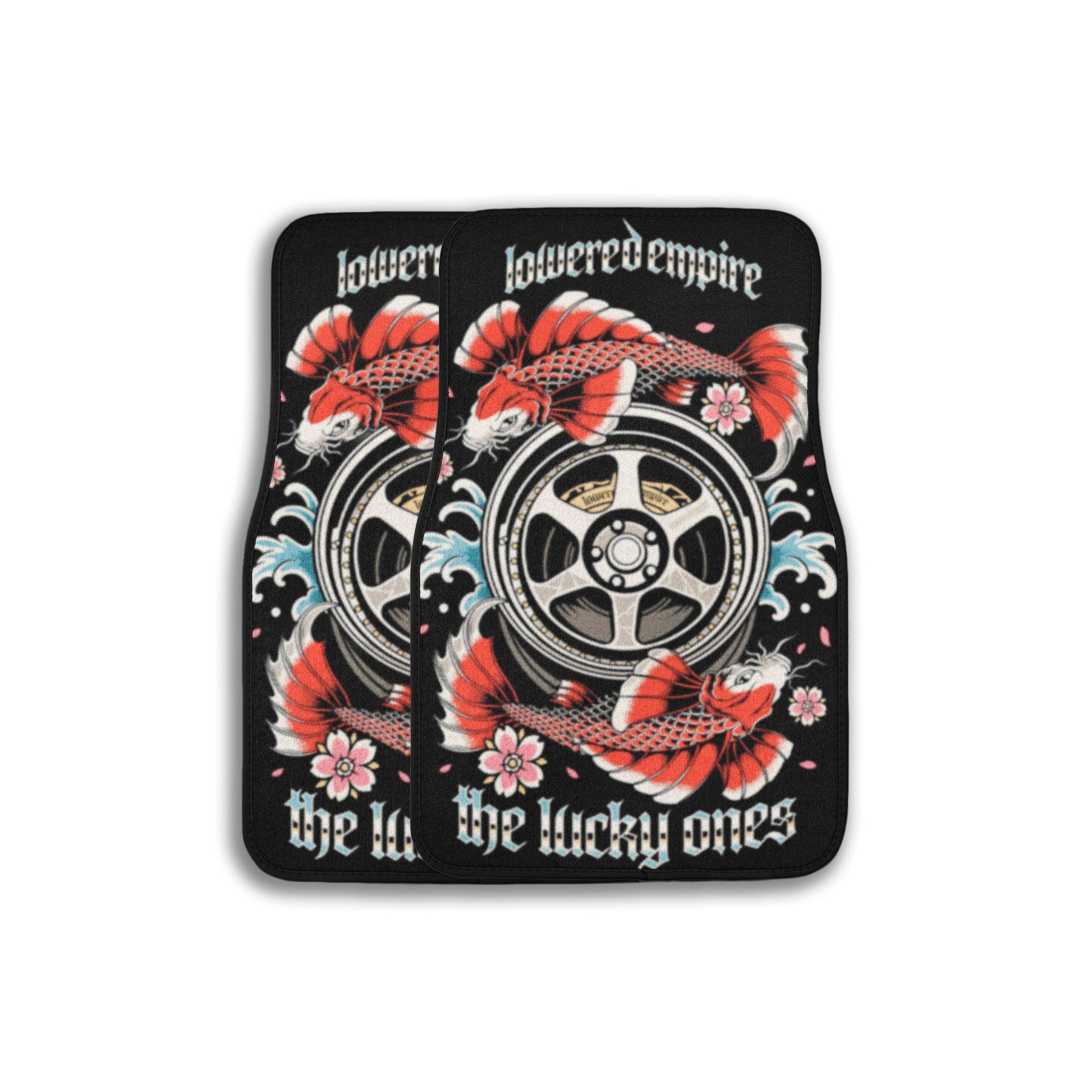 The Lucky Ones Pair Premium Car Carpet Floor Mats