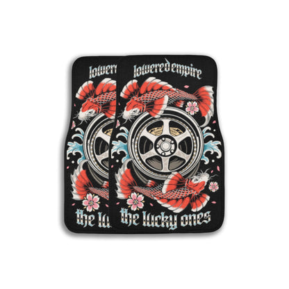 The Lucky Ones Pair Premium Car Carpet Floor Mats