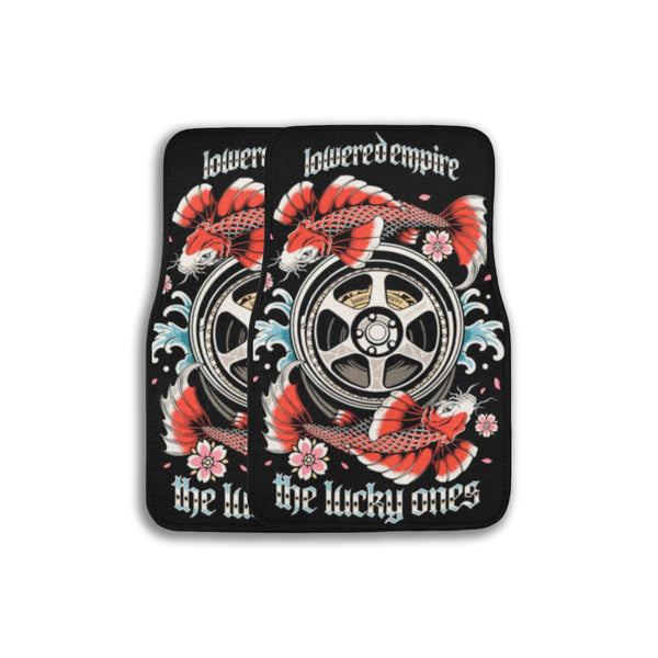 The Lucky Ones Pair Premium Car Carpet Floor Mats