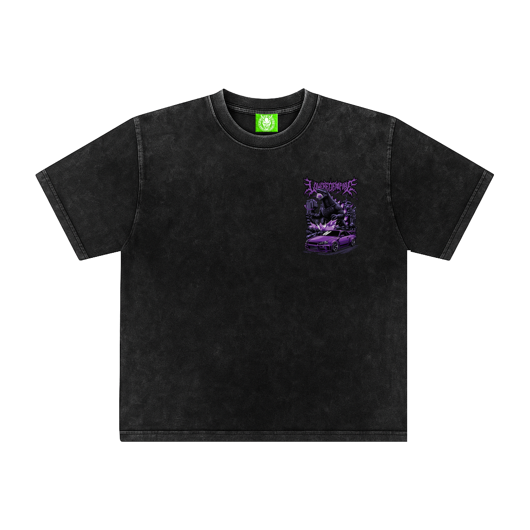 The ZIlla Skyline Vintage Wash Midweight Tee - Shirts & Tops