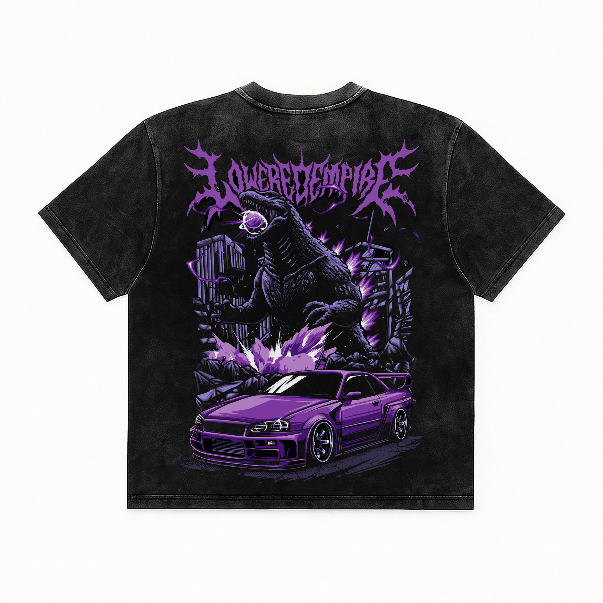 The ZIlla Skyline Vintage Wash Midweight Tee - Shirts & Tops