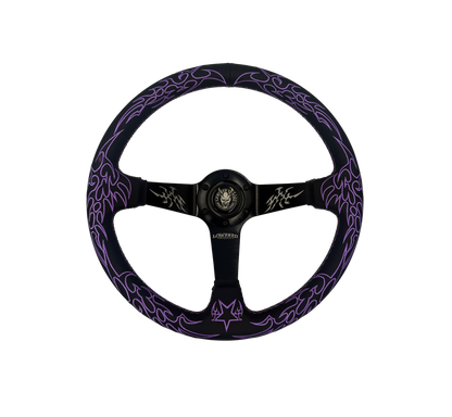 Purple Cybersigilism Street CS-2 Steering Wheel 350mm