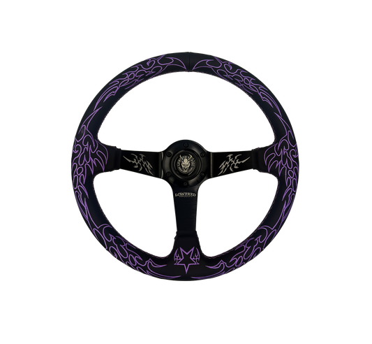 Purple Cybersigilism Street CS-2 Steering Wheel 350mm