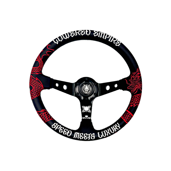 Traditional Japanese Dragon JD-1 Steering Wheel  Alcantara 350mm