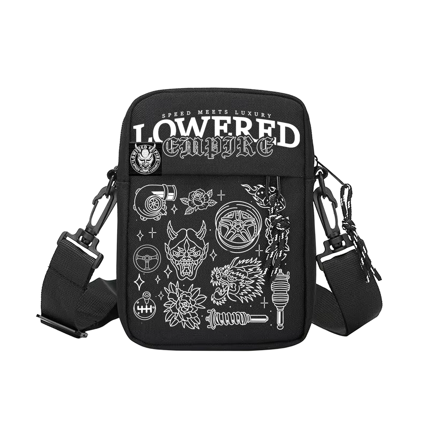 Traditional Shoulder Bag Crossbody - Black