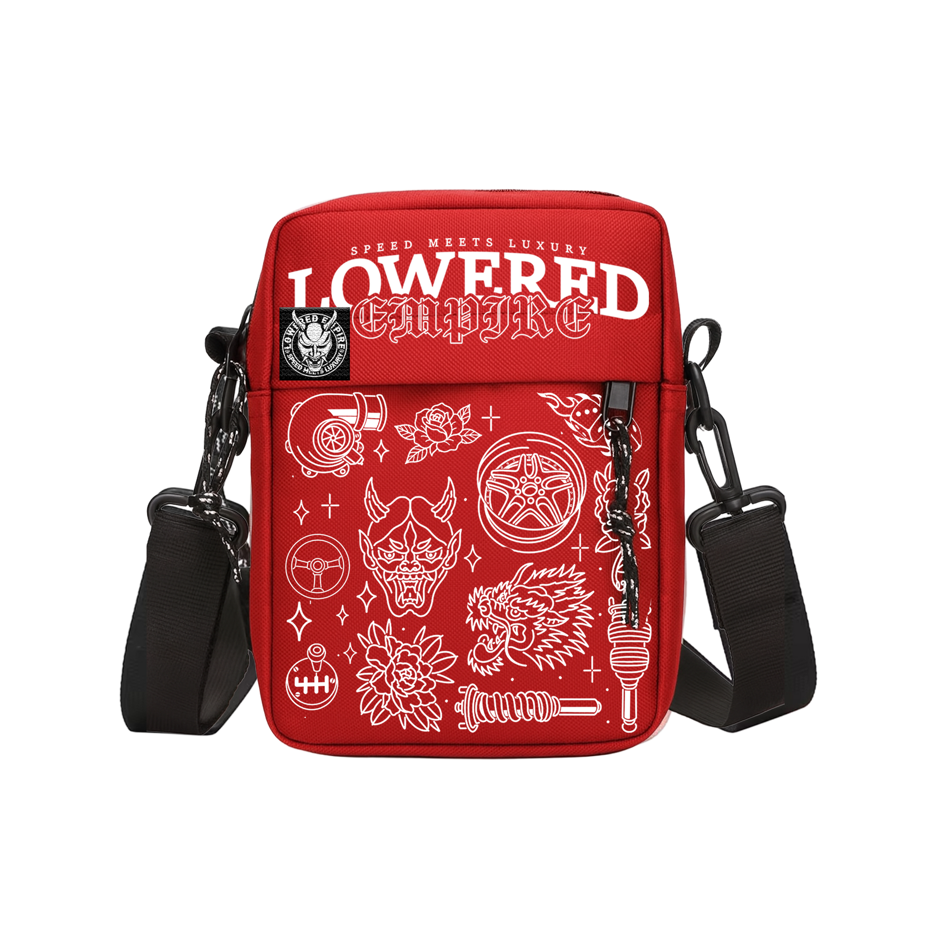 Traditional Shoulder Bag Crossbody - Red