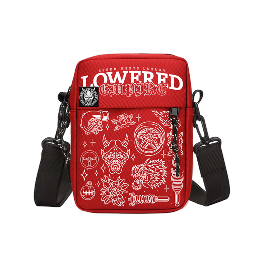 Traditional Shoulder Bag Crossbody - Red