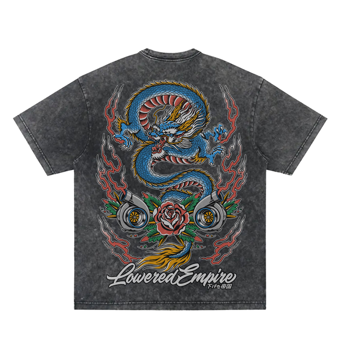 Oriental Flaming Dragon Tee