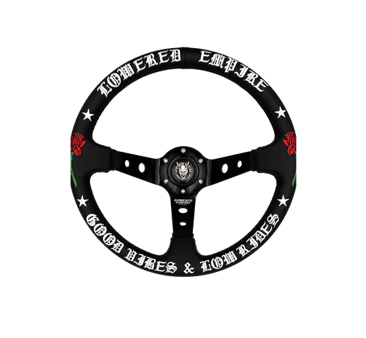 Black O.G Good Vibes Premium Steering Wheel