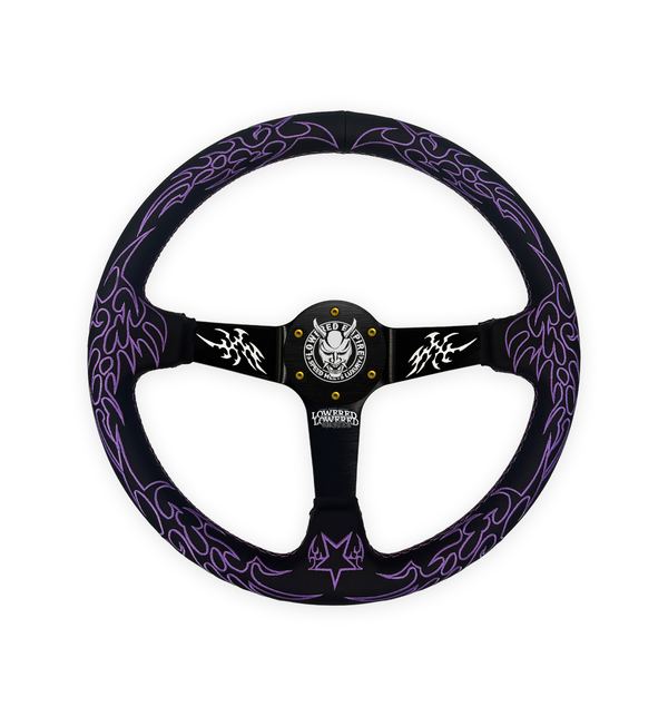 Purple Cybersigilism Street CS-2 Steering Wheel 350mm