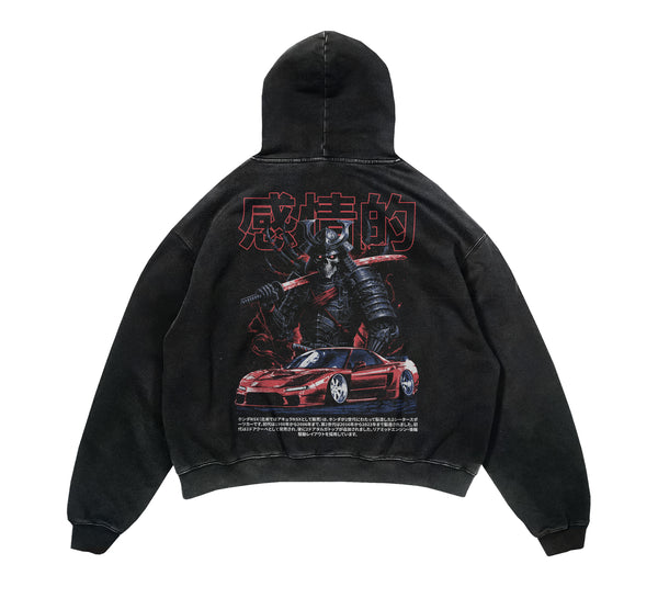 Reaper of the Rising Sun NSX Acid Wash Vintage Hoodie– Lowered Empire