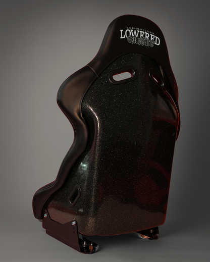 Cyber Collection Black Racing Seat – Midnight Glitter Shell | JDM Race Bucket Seat