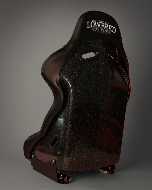 Cyber Collection Black Racing Seat – Midnight Glitter Shell | JDM Race Bucket Seat