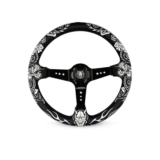 White Dragon’s Curse Steering Wheel 350mm X Lowered Empire