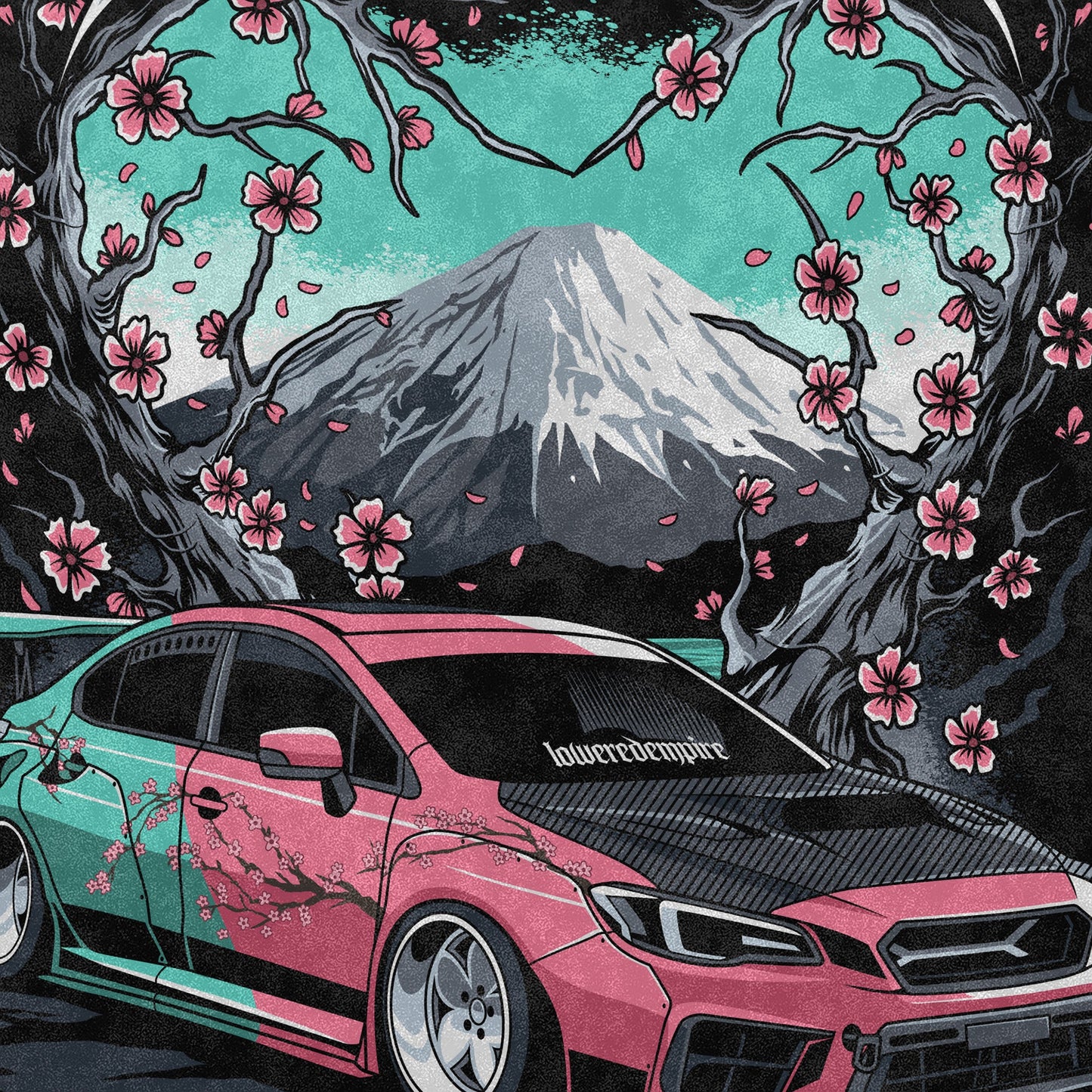 Wolf Subie Vintage Wash Midweight Tee - Shirts & Tops