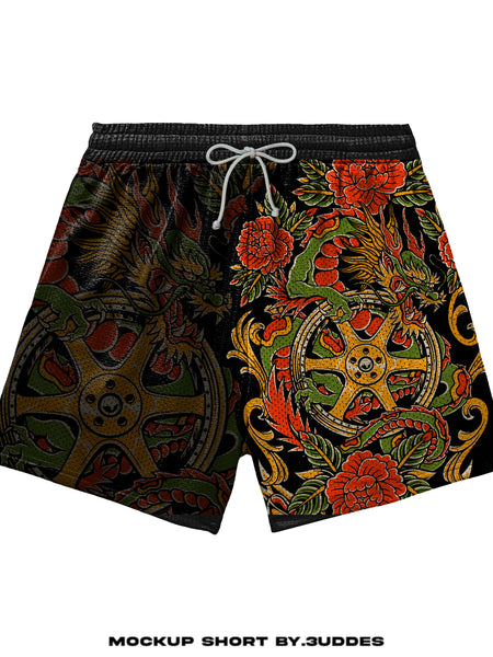Lowered Empire Dragon TE Mesh shorts