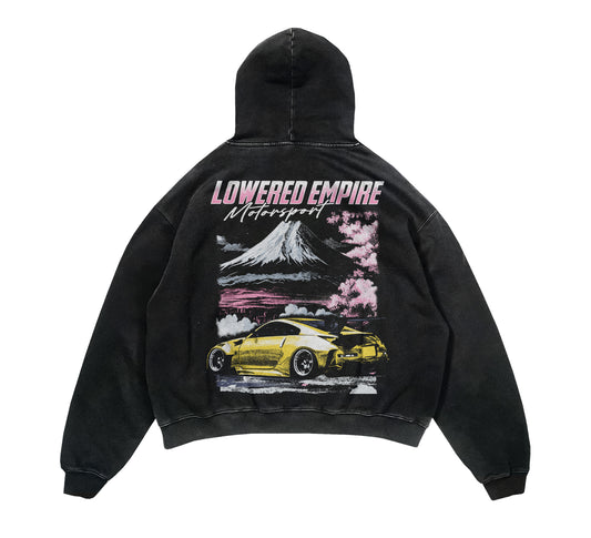 Mount Fuji 350Z Acid Wash Vintage Hoodie– Lowered Empire