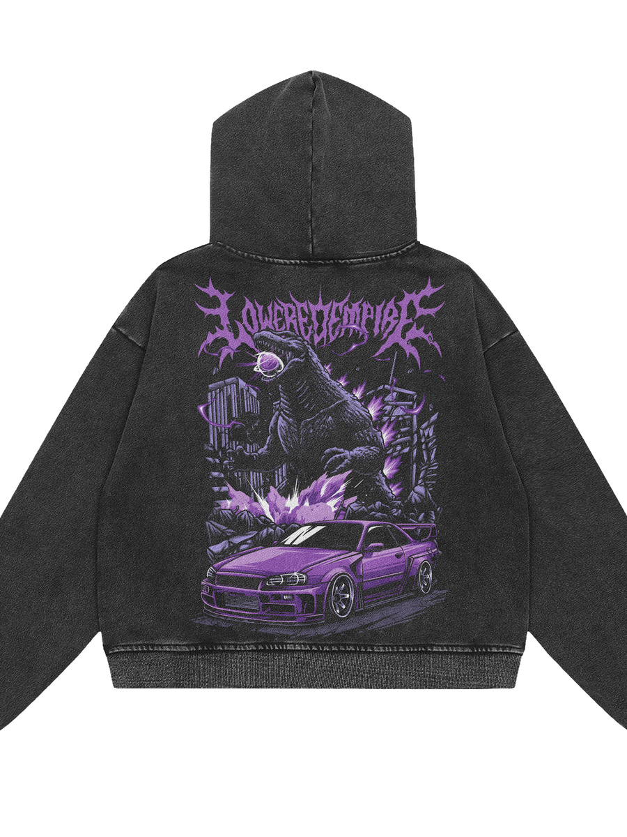 Skyline Acid Wash Premium Hoodie