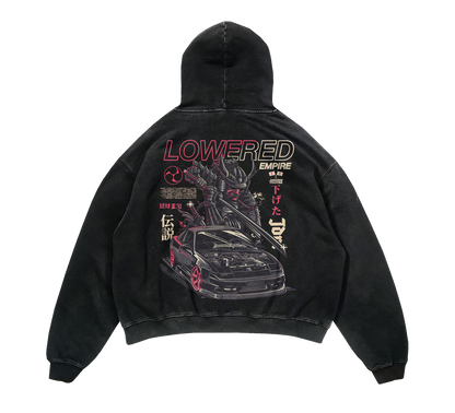 Samurai 240SX Acid Wash Premium Hoodie