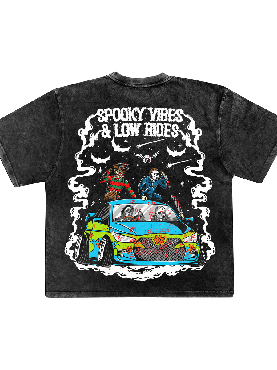 Spooky Vibes And Low Rides Tee
