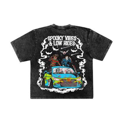 Spooky Vibes And Low Rides Tee