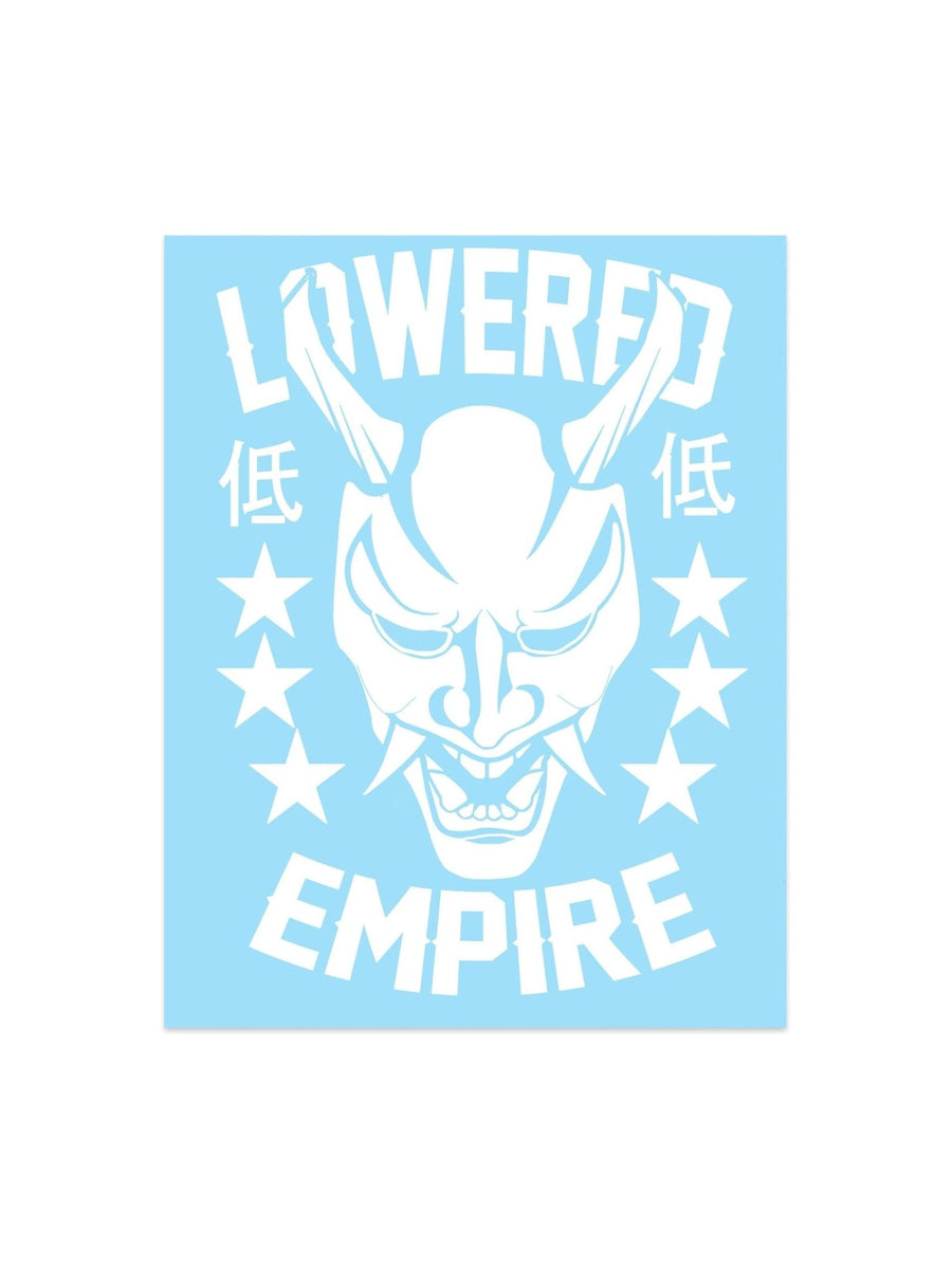 12" Lowered Empire Oni Mask Decal - Loweredempire