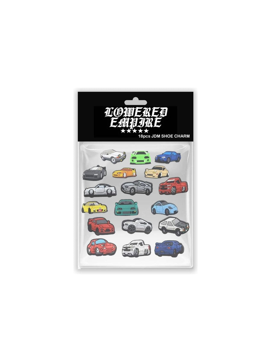 18PC Croc JDM Lowered Empire Charms - Loweredempire