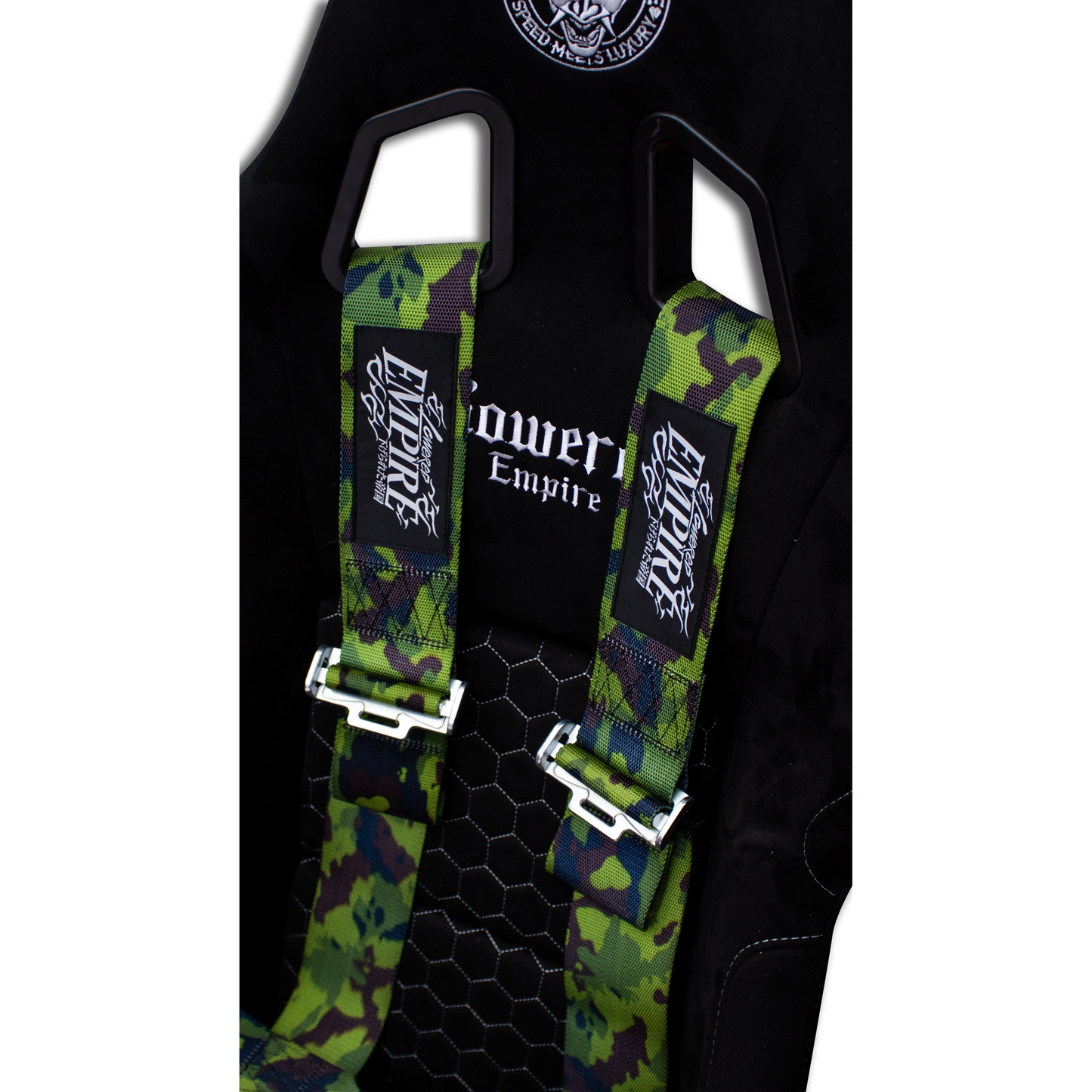 Lowered Empire Flamed Harness Belt- Camo