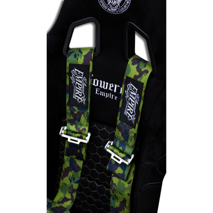 Lowered Empire Flamed Harness Belt- Camo