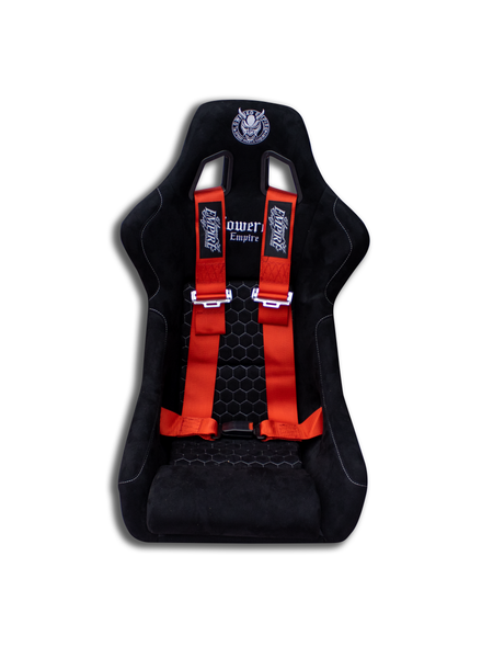 Lowered Empire Flamed Harness Belt- Red