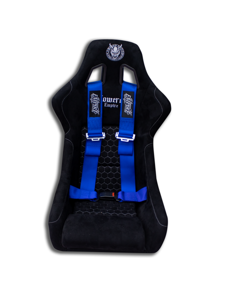 Lowered Empire Flamed Harness Belt- Blue
