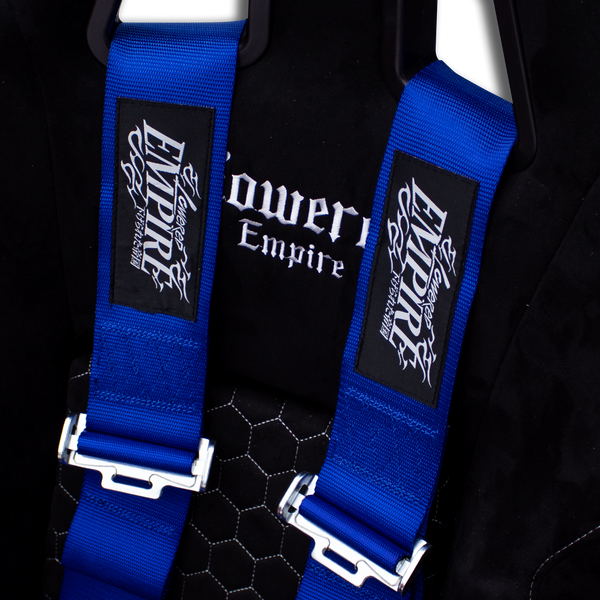 Lowered Empire Flamed Harness Belt- Blue
