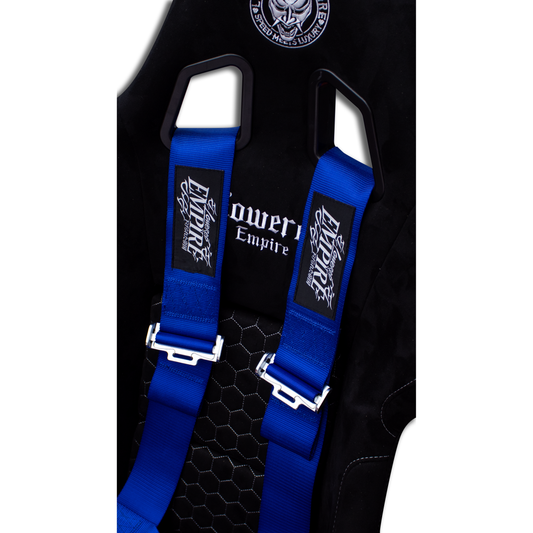 Lowered Empire Flamed Harness Belt- Blue