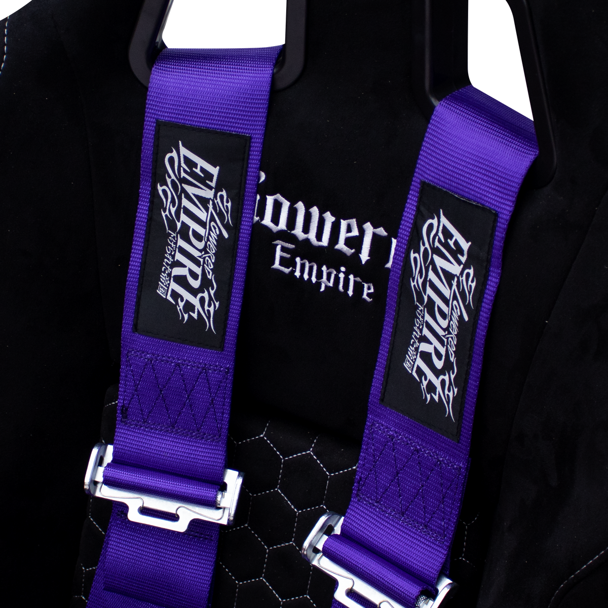 Lowered Empire Flamed Harness Belt- Purple- PRE ORDER