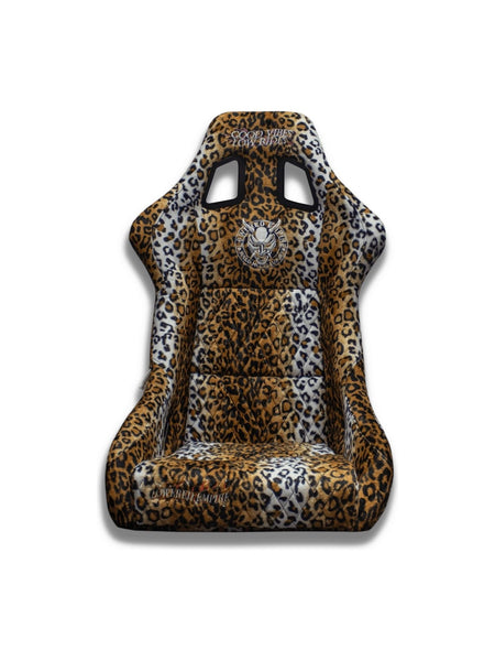 Cheetah Print Lowered Empire Bucket Seats Single - Loweredempire